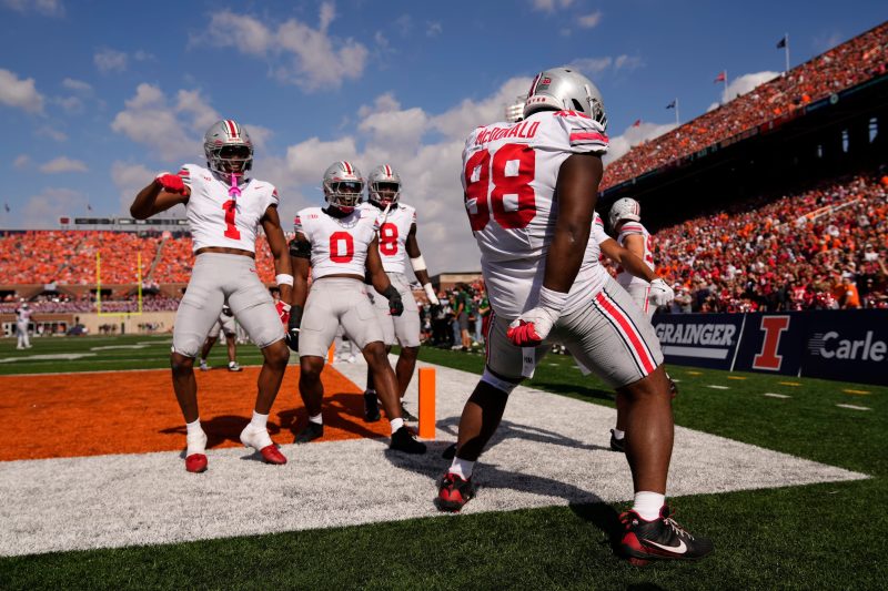 Illinois became the latest Big Ten carcass left chewed up and spit out by Ryan Day’s Ohio State thresher.
Buckeyes quarterback Julian Sayin is a smooth operator.
No drama from Ohio State. Just dominance.
CHAMPAIGN, Ill. – Around the Buckeye State, the natives say it’s Ohio Against The World.
That amounts to backward look at this college football season.
It’s the World Against The Buckeyes. The World keeps losing. Keeps getting smushed.
No. 17 Illinois became the latest Big Ten carcass left chewed up and spit out by Ryan Day’s thresher.
The No. 1 Buckeyes aren’t the nation’s flashiest team, nor its most explosive.
They’re just so stinkin’ resolute, to the point of being borderline boring. That’s a feature, not a bug.
Searching for an Ohio State weakness amounts to a snipe hunt. You can look the Buckeyes over from every angle, from front to back, from top to bottom, and there’s no apparent crack in this machine.
Ohio State smothered the Illini, 34-16, at Memorial Stadium.
The sell-out crowd filled every nook and cranny here hoping against logic they’d witness a stunner. By the end of the third quarter, scores of orange-clad students headed for the exits in the north end zone. Minutes later, Ohio State scored again, and hundreds more beelined out of the stands.
No drama to witness here. Just another clinically precise Ohio State performance.
Never mind the caveats, because Ohio State looks so darn sturdy
The Buckeyes left gas in the tank, too. This amounted to a vanilla, ho-hum performance. Ohio State even — gasp! — allowed two touchdowns, after they hadn’t allowed one since Week 3. At no point, though, was this outcome in doubt. The Buckeyes had this win in the bag well before halftime. No point showing off all the gadgets.
We can add all the tried and true caveats. Some Southerner is probably already on hold for Monday’s “Paul Finebaum Show,” waiting to exclaim that, <em>Pawwwllllll</em>, Ohio State ain’t played nobody!
Fine, but Ohio State’s also avoided flops like Penn State experienced at UCLA or Alabama endured at Florida State or the Texas debacle at Florida.
And, go ahead, label the Illini a pretender after they got steamrolled by Indiana and dismantled by Ohio State. The Buckeyes don’t need to apologize, though, for smashing a top-20 opponent.
Unless Day’s Buckeyes drift into old habits and experience another seizure upon sight of maize and blue, it’s difficult to envision them being pushed before the Big Ten championship game.
Julian Sayin keeps slinging completions
Ohio State’s defense is suffocating. It forced three Illini turnovers.
True freshman running back Bo Jackson is developing nicely.
The offensive line protects quarterback Julian Sayin as if he’s in possession of the nuclear codes.
Sayin is accurate and steady-handed, and every quarterback in the country must envy Sayin that he gets to throw to this group of incomparable wide receivers. If only every red-zone fade pass looked so smooth as the one Sayin tossed to Jeremiah Smith. More throws like that, and the Heisman Trophy spotlight eventually will find Sayin.
The spotlight keeps focusing on the wrong former five-star quarterback. Truth is, Sayin performs more like a Manning than the guy at Texas with those seven letters on the back of his burnt orange jersey.
We might not know just how good Ohio State really is until it faces Oregon or Indiana the first weekend of December. Until then, the best we can do is trust our eyes. My eyes see a flourishing quarterback, a fierce defense, excellent receivers, and a defending national champion that hasn’t broken its stride.
It’s the World Against The Buckeyes, and the World is the underdog.
<em>Blake Toppmeyer is the USA TODAY Network’s senior national college football columnist. Email him at BToppmeyer@gannett.com and follow him on X @btoppmeyer.</em>
This post appeared first on USA TODAY It’s Ohio State against the world, and the world keeps losing