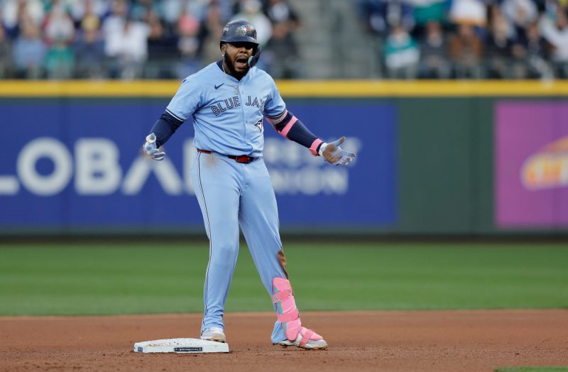 Just how much impact can one 6-foot, 245-pound slugger have on a playoff series?
We’re about to find out now that Vladimir Guerrero Jr. has checked into the American League Championship Series.
Vladdy was an equal-opportunity destroyer in Game 3: Nearly drilling a hole through the left field fence with a key double, eluding the leaping grasp of center fielder Julio Rodriguez with a tack-on home run, and splitting the gap in right center field for what could’ve been a triple and a playoff cycle.
Vladdy was a soothsayer, pulling aside No. 9 hitter Andrés Giménez before the game and telling the light-hitting shortstop, “You’re going to go yard today.”
“I told him, try to pull the ball,” Guerrero said in a Fox Sports postgame interview of the conversation with Giménez that preceded his game-tying, two-run homer. “He listened to me, and thank God he goes yard today.”
 And Vladdy, perhaps most important, verified his status as a postseason monster.
He entered the game 0-for-7 in this ALCS and the Blue Jays 0-for-2, facing a must-win against Mariners right-hander George Kirby.
Four Guerrero hits – just a triple shy of the cycle – and a 13-4 throttling of Seattle later, they exit in far better shape.
Guerrero is now 13-for-28 (.464) with four home runs, 10 RBIs and just one strikeout in this postseason. And the Blue Jays are now trailing just 2-1 in this ALCS, thanks to one swing and one superstar.
“Yeah, man,” Blue Jays manager John Schneider said of Giménez’s two-run, game-tying blast in the third inning, “that was a big swing from Andrés.”
Oh, it reversed so much:
The score, as the Mariners once again jumped the Blue Jays on a Julio Rodriguez two-run homer for a 2-0 lead and a 3-0 ALCS lead in sight.
The Blue Jays’ offensive doldrums, as they came in with no extra-base hits and just eight hits in 61 at-bats in Games 1 and 2.
The vibes, to say the least.
Suddenly, Toronto could not be contained, as Giménez’s blast started a five-run eruption, the rally re-started when Guerrero seared a 105-mph liner into the left field wall, a wild pitch and a Daulton Varsho two-run double eventually providing a 5-2 lead.
Amazingly, it all started with Giménez simply wanting to move Ernie Clement to third base with a grounder to the right side. He got a little more of Kirby’s fastball than that.
“You know,” Giménez told reporters in Seattle, with a laugh, “I’m okay with what happened.”
We won’t know for another one, two, four games if that swing flipped this ALCS. But in the Toronto dugout, it certainly did.
“You got to trust everyone in that lineup and when you tie the game like that, I mean, everything changed in that dugout,” Guerrero told a postgame news conference.
The flogging was on. Guerrero, George Springer, Alejandro Kirk and Addison Barger joined Giménez in donning the deep blue La Gente del Barrio sports coat to celebrate their home runs.
Shane Bieber locked in, inspired by the fact his “pick me up” plea after giving up Rodriguez’s home run was heeded, five-fold. And now the curiosity of Max Scherzer, 41-year-old, pitching to square the series is upon us.
Who knows what the old boy will have, but Schneider will sleep much better tonight knowing that there was an awakening at T-Mobile Park.
For a team, and its catalyst.
<em>The USA TODAY app gets you to the heart of the news — fast</em><strong>. </strong><em>Download for award-winning coverage, crosswords, audio storytelling, the eNewspaper and more</em><strong>.</strong>
This post appeared first on USA TODAY Blue Jays’ $500 million man arrives with monster MLB playoff game